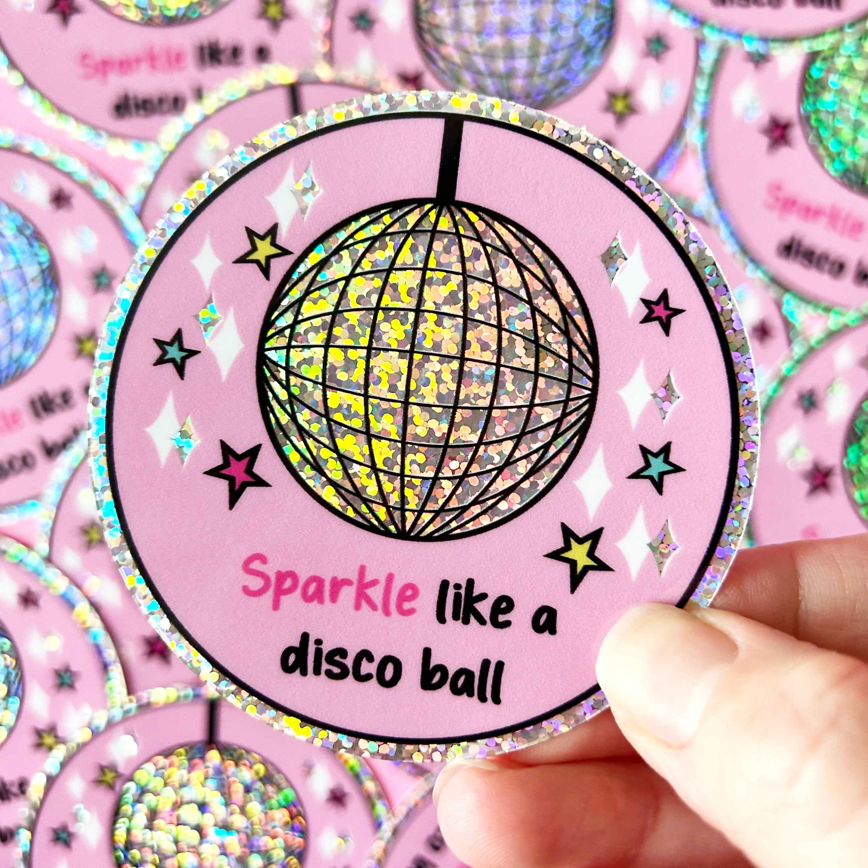 disco-ball-glitter-sticker-the-happy-company-uk