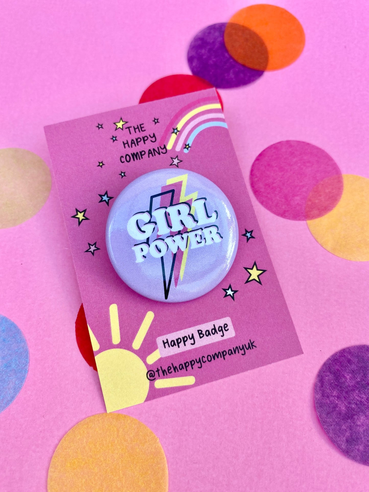 Girl Power Pin Badge